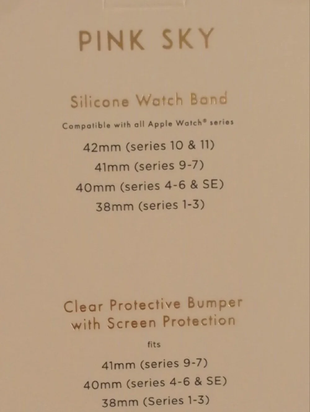 Pink Sky Strawberry Silicone Watch Band for 42mm Apple Watch
